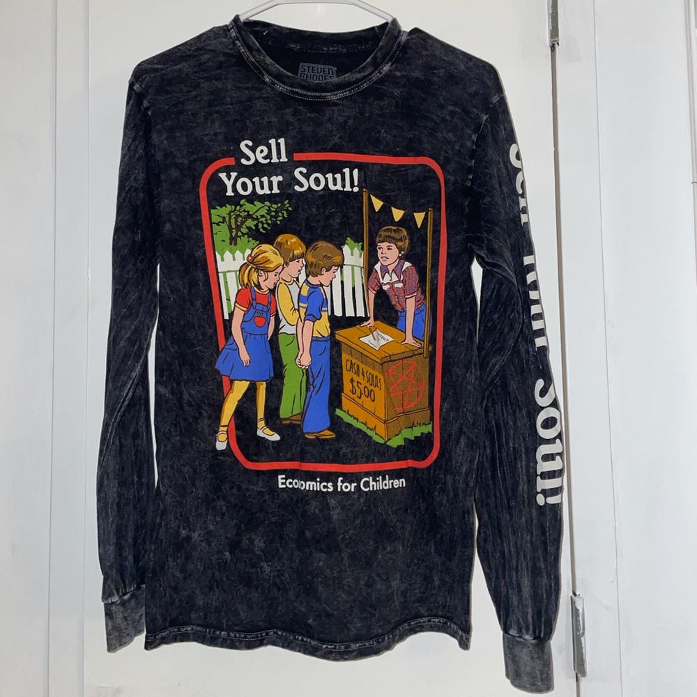 Black Long Sleeve Sell Your Soul